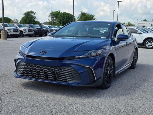 Blue 2025 Toyota Camry SE