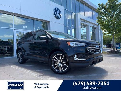 Black Metallic 2021 Ford Edge Titanium