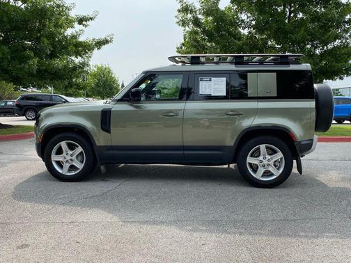 Pangea Green Metallic 2021 Land Rover Defender 110 SE