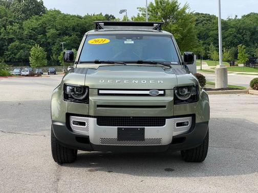 Pangea Green Metallic 2021 Land Rover Defender 110 SE