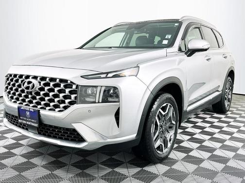 Shimmering Silver Pearl 2022 Hyundai SANTA FE Limited