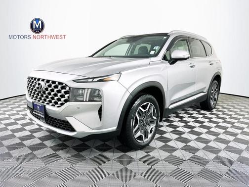 Shimmering Silver Pearl 2022 Hyundai SANTA FE Limited
