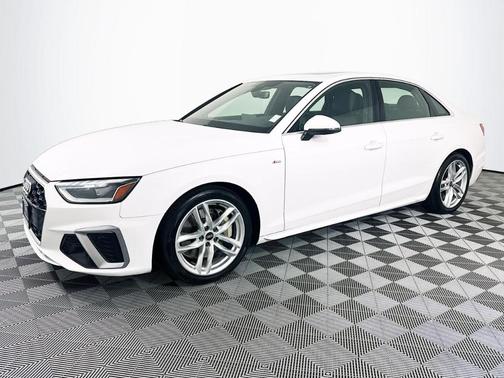 Ibis White 2022 Audi A4 45 S line Premium Plus