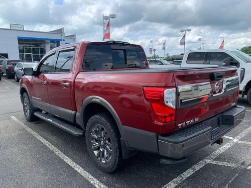 Cayenne Red 2018 Nissan Titan Platinum Reserve