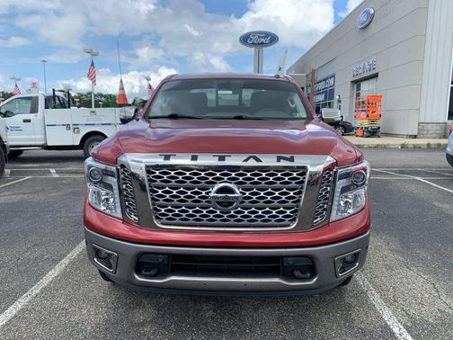 Cayenne Red 2018 Nissan Titan Platinum Reserve