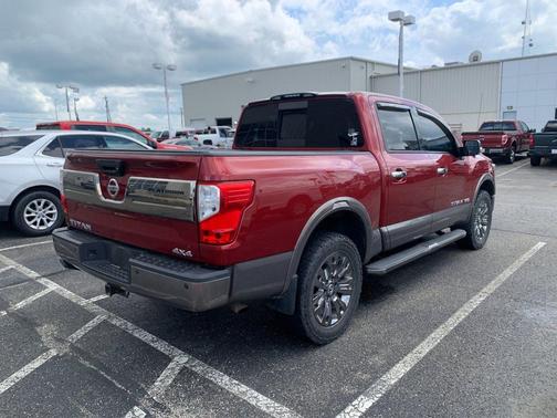 Cayenne Red 2018 Nissan Titan Platinum Reserve