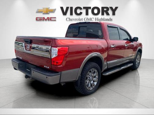Cayenne Red 2018 Nissan Titan Platinum Reserve