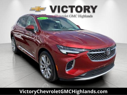 Cinnabar Metallic 2023 Buick Envision Avenir AWD