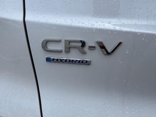 Platinum White 2024 Honda CR-V Hybrid Sport Touring AWD