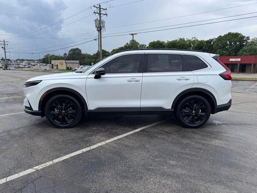 Platinum White 2024 Honda CR-V Hybrid Sport Touring AWD