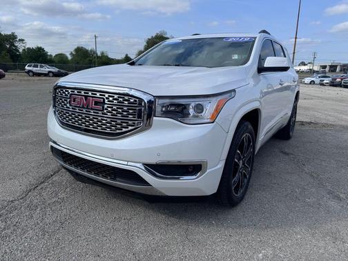 White Frost Tricoat 2019 GMC Acadia Denali