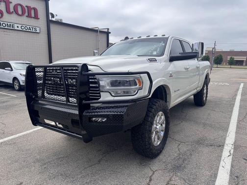 Pearl White 2022 RAM 2500 Laramie Crew Cab 4x4 6'4' Box