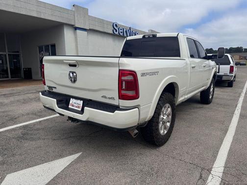Pearl White 2022 RAM 2500 Laramie Crew Cab 4x4 6'4' Box