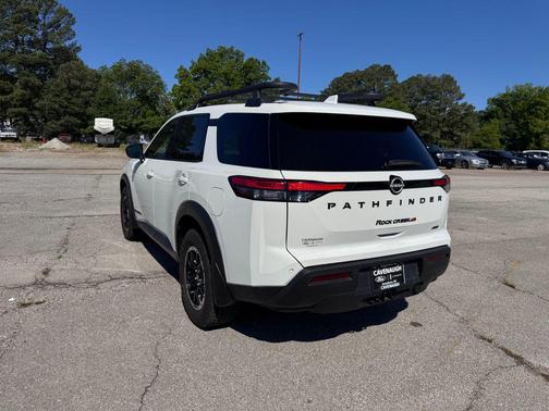 Glacier White 2025 Nissan Pathfinder Rock Creek 4WD