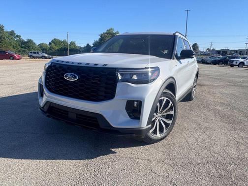 SPACE WHITE METALLIC 2026 Ford Explorer ST-Line SUV