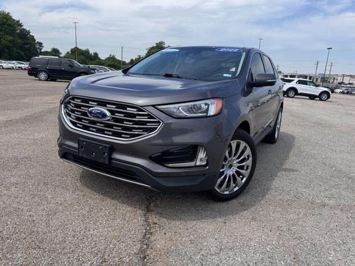 CARBONIZED GRAY 2022 Ford Edge Titanium