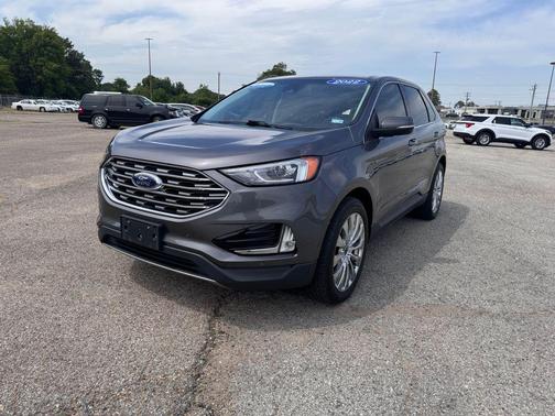 CARBONIZED GRAY 2022 Ford Edge Titanium