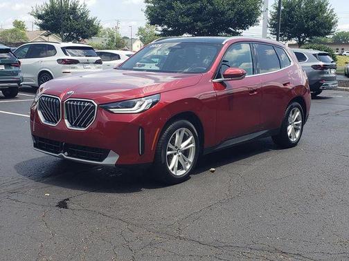 Red Metallic 2025 BMW X3 30 xDrive