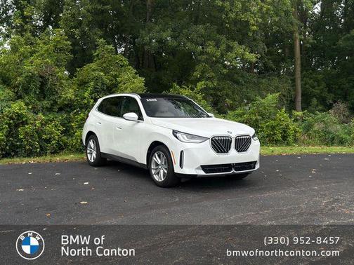 White Metallic 2025 BMW X3 30 xDrive
