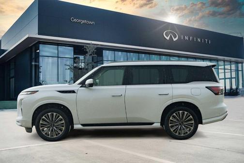 Radiant White 2026 INFINITI QX80 Luxe