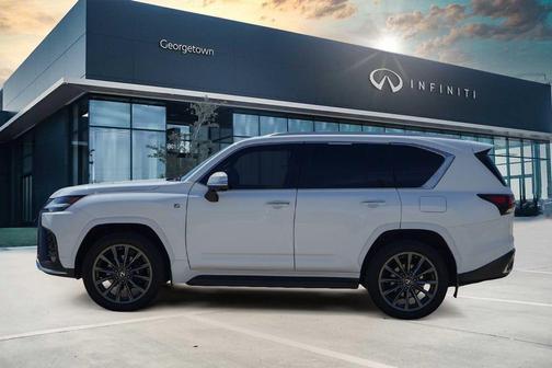 Ultra White 2023 Lexus LX 600 F SPORT