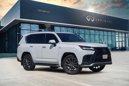 Ultra White 2023 Lexus LX 600 F SPORT