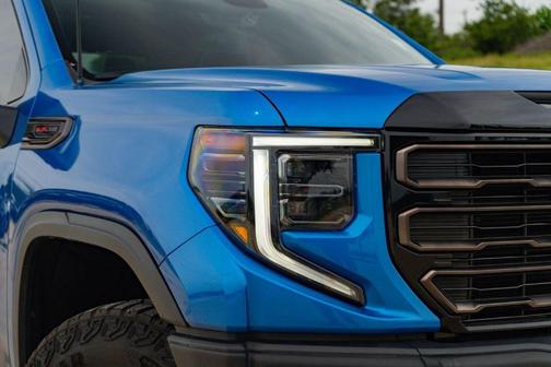Blue Metallic 2024 GMC Sierra 1500 AT4X