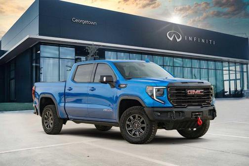 Blue Metallic 2024 GMC Sierra 1500 AT4X