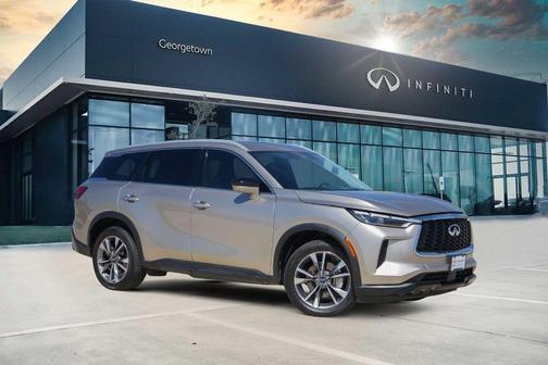 Warm Titanium 2023 INFINITI QX60 Luxe