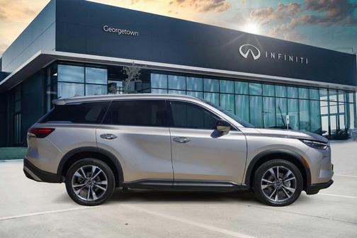 Warm Titanium 2023 INFINITI QX60 Luxe