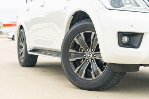 White 2019 Nissan Armada Platinum