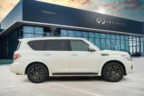 White 2019 Nissan Armada Platinum