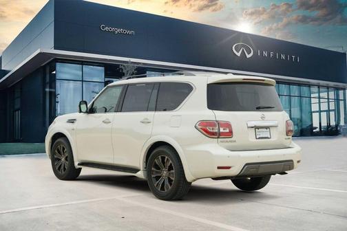 White 2019 Nissan Armada Platinum