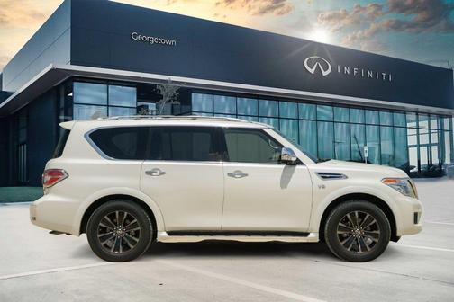 White 2019 Nissan Armada Platinum