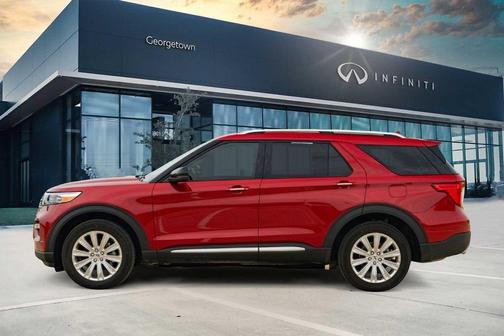 Red Metallic 2020 Ford Explorer Limited