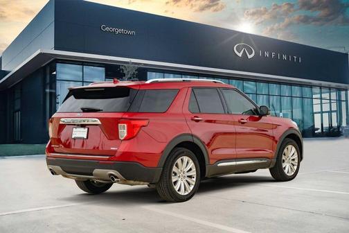 Red Metallic 2020 Ford Explorer Limited