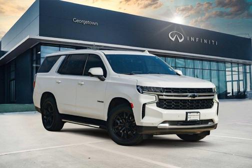 Summit White 2022 Chevrolet Tahoe LS