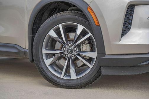 Warm Titanium 2023 INFINITI QX60 Luxe