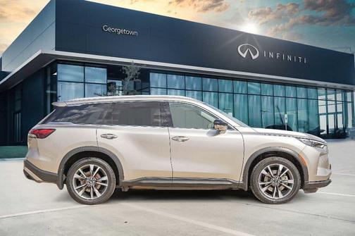 Warm Titanium 2023 INFINITI QX60 Luxe
