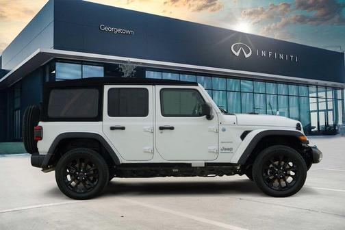 Bright White Clearcoat 2024 Jeep Wrangler 4xe Sahara