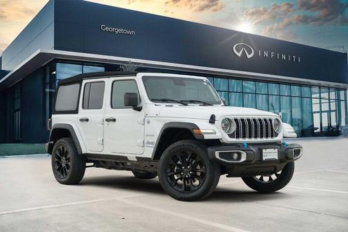Bright White Clearcoat 2024 Jeep Wrangler 4xe Sahara