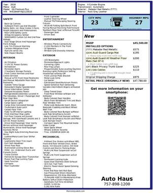 2018 Audi Q5 2.0T Premium Plus