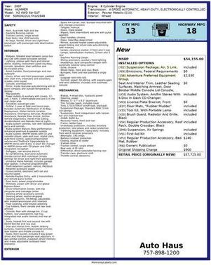 2007 Hummer H2 SUT