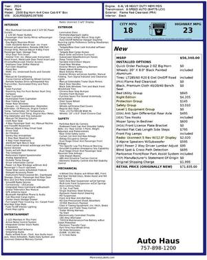 2024 RAM 2500 Big Horn