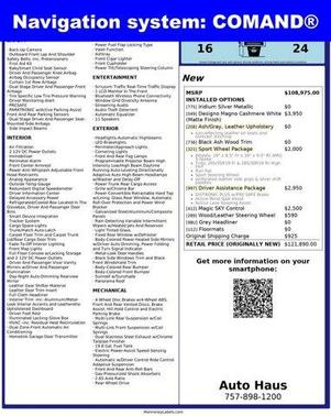 2016 Mercedes-Benz SL-Class SL 550