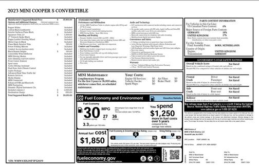 2023 MINI Convertible Cooper S