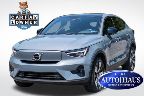 Thunder Gray Metallic 2023 Volvo C40 Recharge Pure Electric Twin Plus