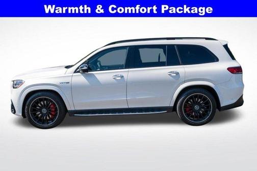 Diamond White Metallic 2021 Mercedes-Benz AMG GLS 63 Base 4MATIC