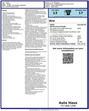 2016 Toyota Tundra Limited