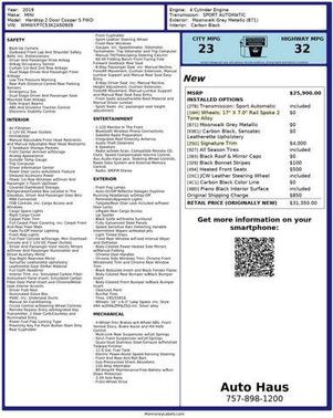 2019 MINI Hardtop Cooper S